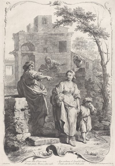 Hacer Vahşi Doğaya Gönderildi, 1758. by Francesco Bartolozzi