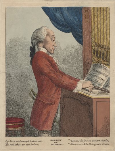 Harmony and Sentiment, c.1785 (el renginde dağlama) by Francesco Bartolozzi