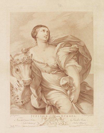 Jüpiter en Europa Jüpiter ve Europa (nesne üzerindeki başlık) by Francesco Bartolozzi