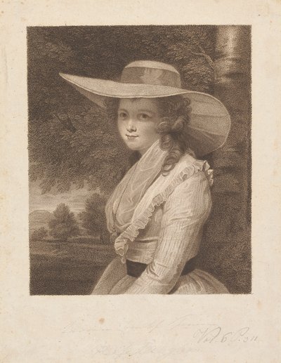 Lavinia Spencer (kızlık soyadı Bingham), Kontes Spencer by Francesco Bartolozzi