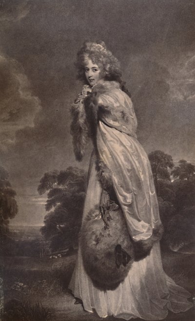 Bayan Elizabeth Farren, sonradan Derby Kontesi, c1792 1894 by Francesco Bartolozzi