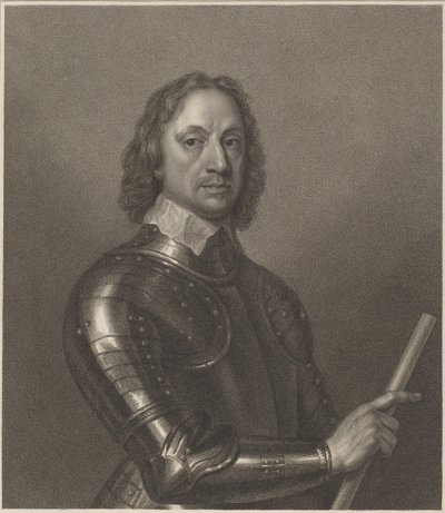 Oliver Cromwell, 1802. by Francesco Bartolozzi