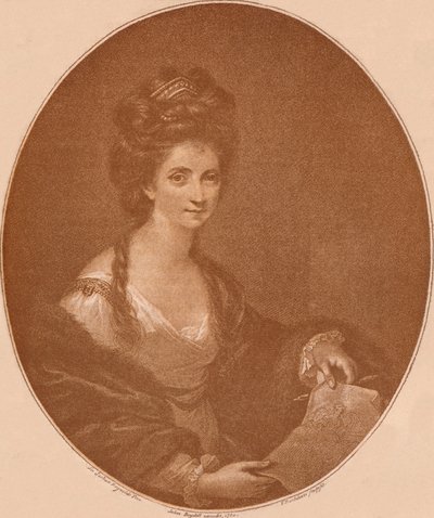 Angelica Kauffman'ın portresi, c1777 1904 by Francesco Bartolozzi