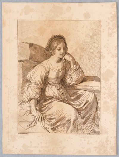 Bir Bayan Portresi by Francesco Bartolozzi