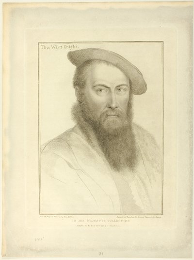 Sör Thomas Wyatt by Francesco Bartolozzi