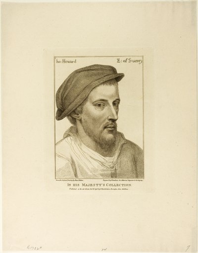 Thomas Howard, Surrey Kontu by Francesco Bartolozzi