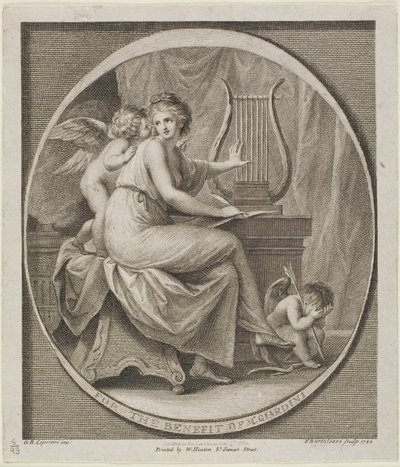 M. Gardini Yararına Bilet by Francesco Bartolozzi