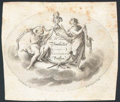 Ticaret kartı, William Wilson by Francesco Bartolozzi