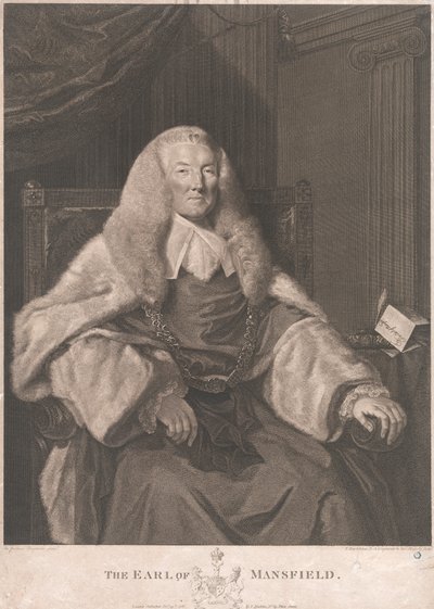 William Murray Mansfield'ın İlk Kontu by Francesco Bartolozzi