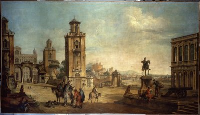 Francesco Battaglioli (ec. venit.) (1722-1790) 18. Yüzyıl Hermitage Müzesi, Saint Petersburg by Francesco Battaglioli