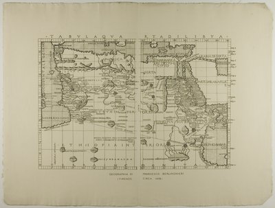 Libya, Orta Doğu ve Kuzey Afrika Haritası by Francesco Berlinghieri