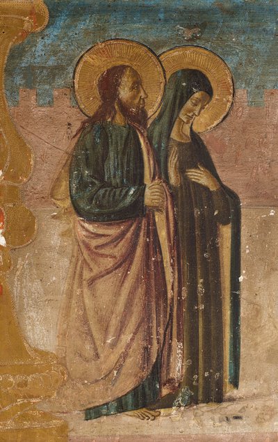 Aziz Anne ve Joachim. by Francesco Botticini