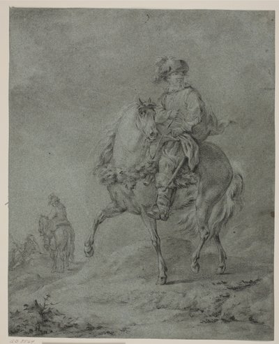 Bir manzaradaki atlılar by Francesco Casanova