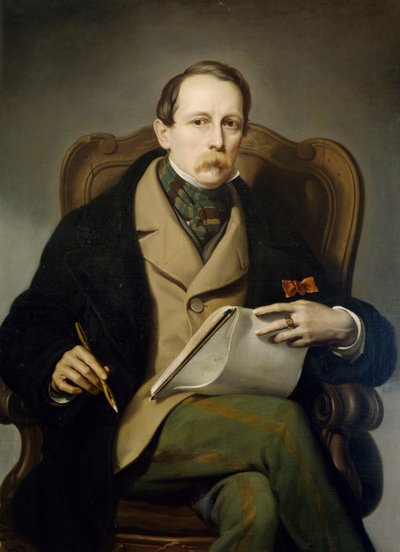 Kendi Portresi, Francis Coghetti (1802-1875) by Francesco Coghetti