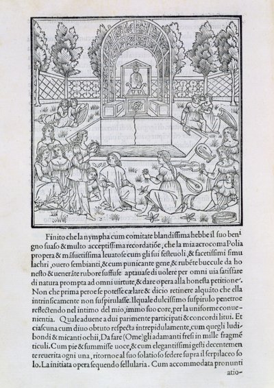 Polia Aşığı ile Periler, Francesco Colonna