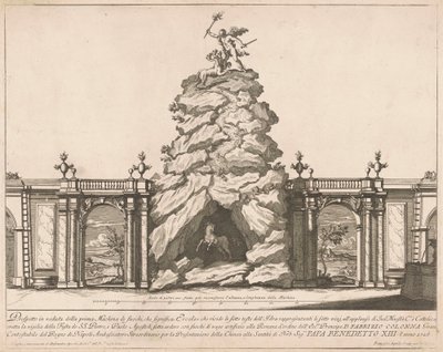 1726 Chinea için Prima Macchina: Herkül ve Hydra, 1726. by Francesco Faraone Aquila