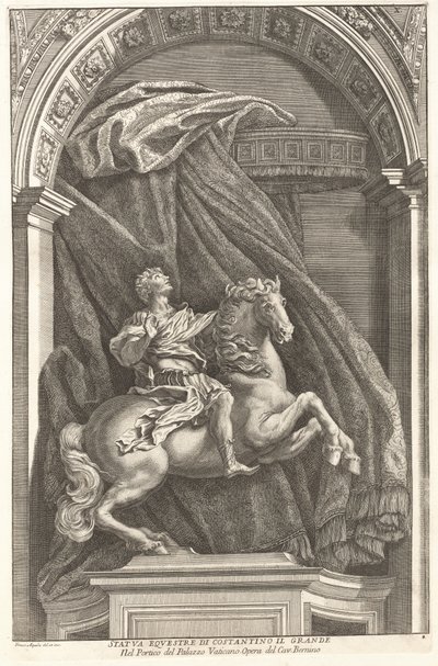 Konstantin Heykeli by Francesco Faraone Aquila after Gian Lorenzo Bernini