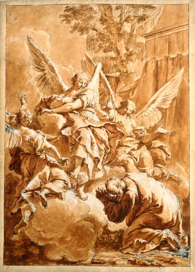 İbrahim ve Üç Melek by Francesco Fontebasso