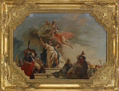 İphigenia'nın Kurbanı, 18. yüzyıl by Francesco Fontebasso
