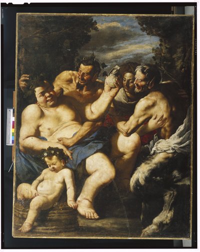 Sarhoş Silenus, c.1640 by Francesco Francanzano