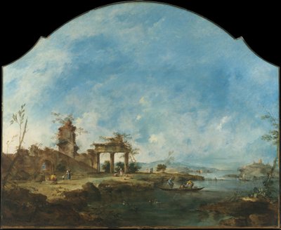 Fantastik Manzara, c.1765 by Francesco Guardi