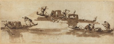 gondollar by Francesco Guardi