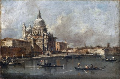 Santa Maria della Salute, Venedik, yaklaşık 1780 by Francesco Guardi