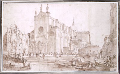 Aziz John ve Paul by Francesco Guardi
