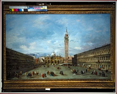 Aziz Mark Meydanı, Venedik by Francesco Guardi