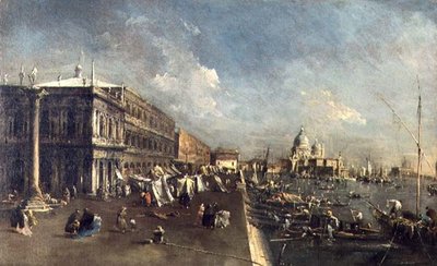 Molo, Venedik by Francesco Guardi