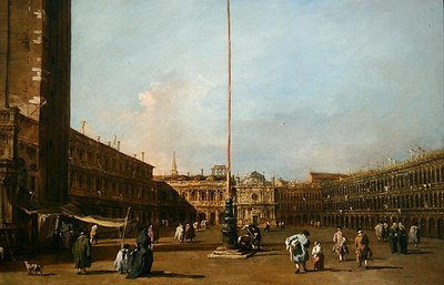 Piazza San Marco, Venedik by Francesco Guardi