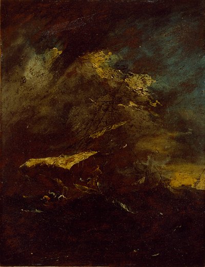 Fırtınada İki Gemi, 18. yüzyıl by Francesco Guardi