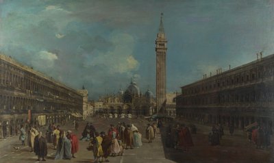Venedik, Piazza San Marco, yaklaşık 1760 by Francesco Guardi