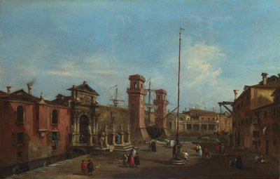 Venedik. Arsenal, 1755-1760 by Francesco Guardi