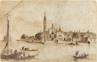 Madonna della Grazia Adası by Francesco Guardi and Giacomo Guardi