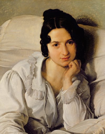 Carolina Zucchi, 1825 by Francesco Hayez