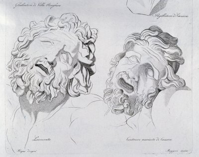 Canova tarafından Laocoon ve Centaur moriente Başkanları by Francesco Hayez