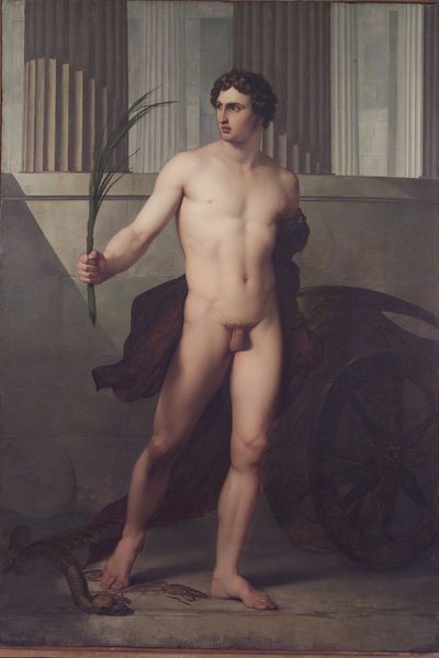 İtalyanca:  Atleta trionfante Muzaffer Sporcu by Francesco Hayez