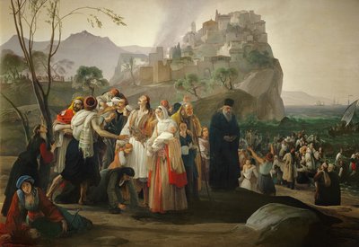 Parga Mültecileri by Francesco Hayez
