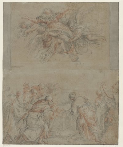 Mary'nin varsayımı by Francesco II Bassano