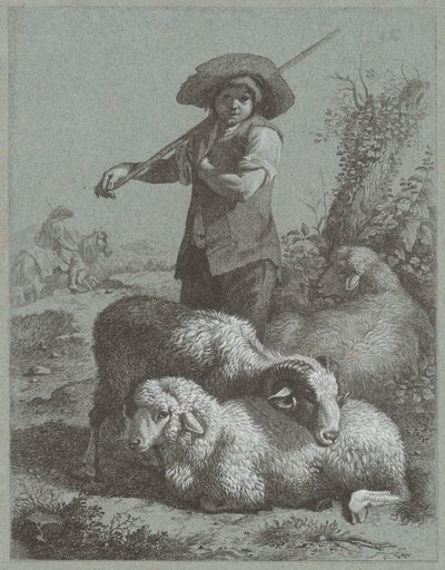 Koyunlu Çoban Çocuk, 1764. by Francesco Londonio