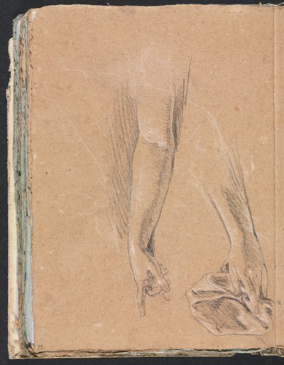 Verona Sketchbook: Perdeli kollar ve eller sayfa 78, 1760. by Francesco Lorenzi