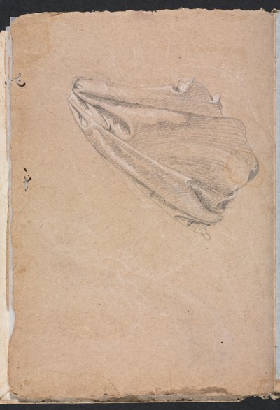 Verona Sketchbook: Perdelik çalışma sayfası 6, 1760. by Francesco Lorenzi