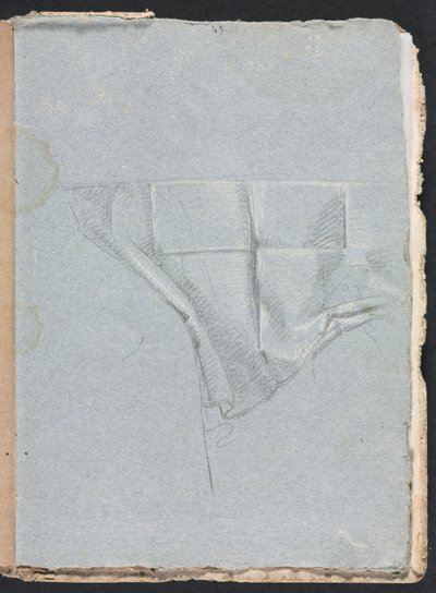 Verona Sketchbook: Perdelik çalışma sayfası 93, 1760. by Francesco Lorenzi
