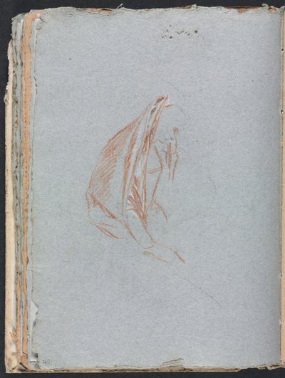 Verona Sketchbook: Pelerinli kadın figürü (sayfa 40) by Francesco Lorenzi