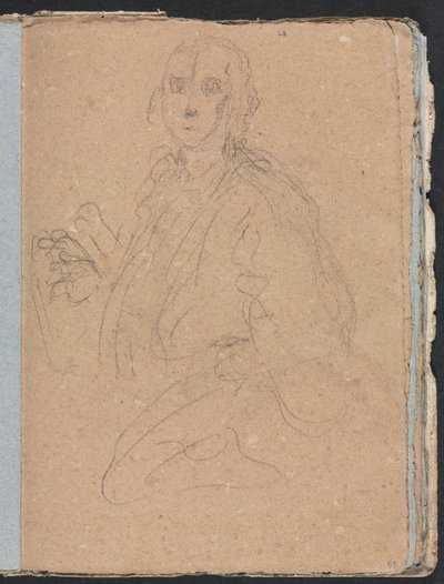 Verona Sketchbook: Beyler sayfa 55, 1760. by Francesco Lorenzi