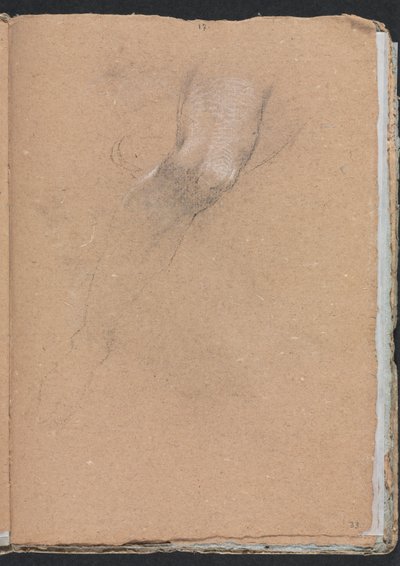 Verona Sketchbook: Sağ bacak sayfa 33, 1760. by Francesco Lorenzi