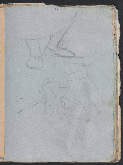 Verona Sketchbook: Ayakların incelenmesi (sayfa 53) by Francesco Lorenzi