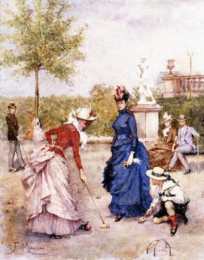 Bir Kroket Oyunu, by Francesco Miralles Galaup