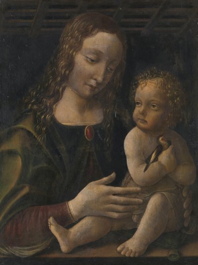bakire ve çocuk by Francesco Napoletano (attributed to)